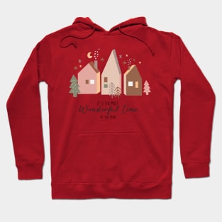 It's the Most Wonderful Time of the Year - Boho Christmas Hoodie